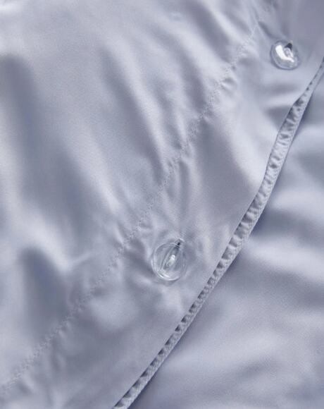 NWOT Quince Bamboo Duvet Cover Full/Queen Sky Blue - Picture 2 of 5